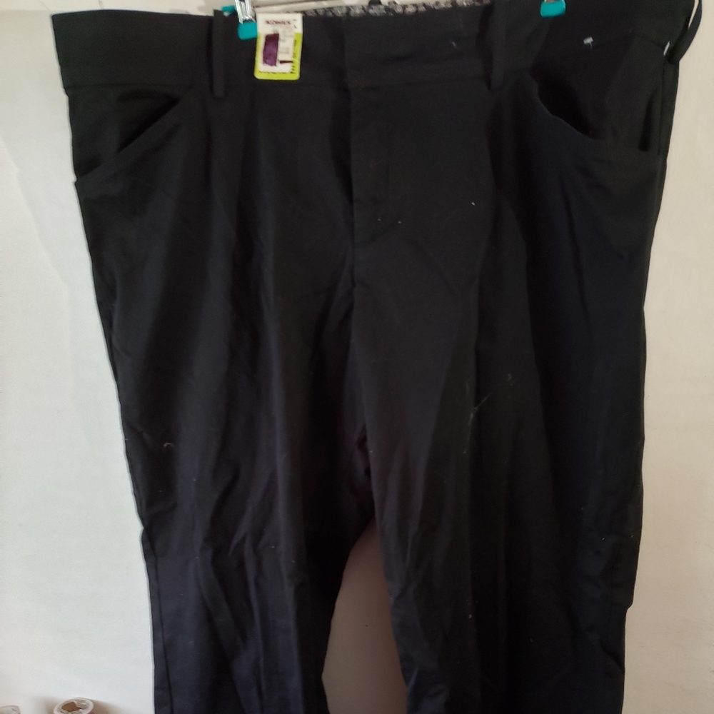 New womens sz 24 black pants